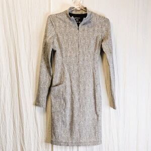 Womens Athleta Delancey Half Zip Long Sleeve Performance Wear Dress Size Small